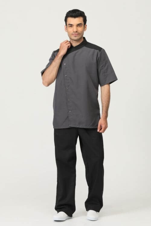 tunic chef coat kitchen workwear-Medtecs OEM custom service